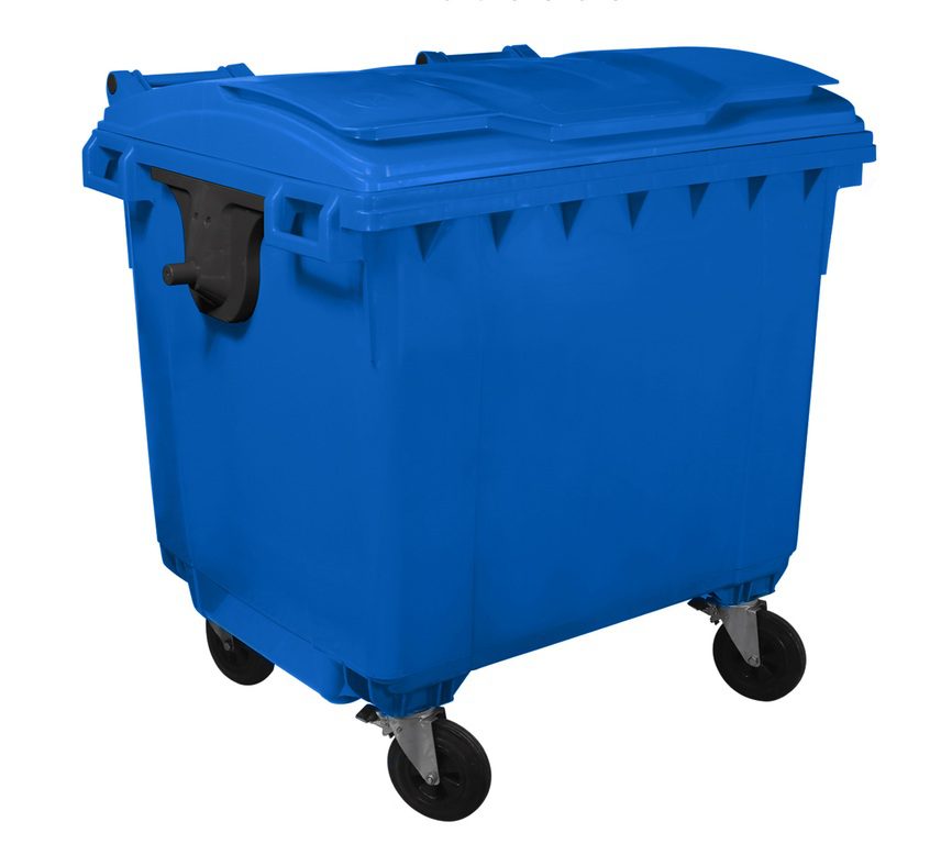 Container 1100L cu capac plat