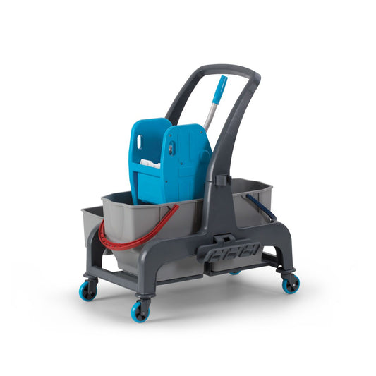 Carucior cu doua galeti si storcator PROCART JET 721S
