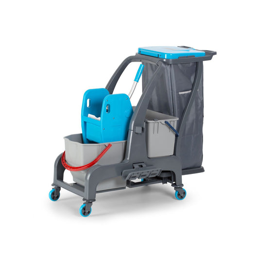 Carucior cu doua galeti storcator si sac PROCART JETSET 727S