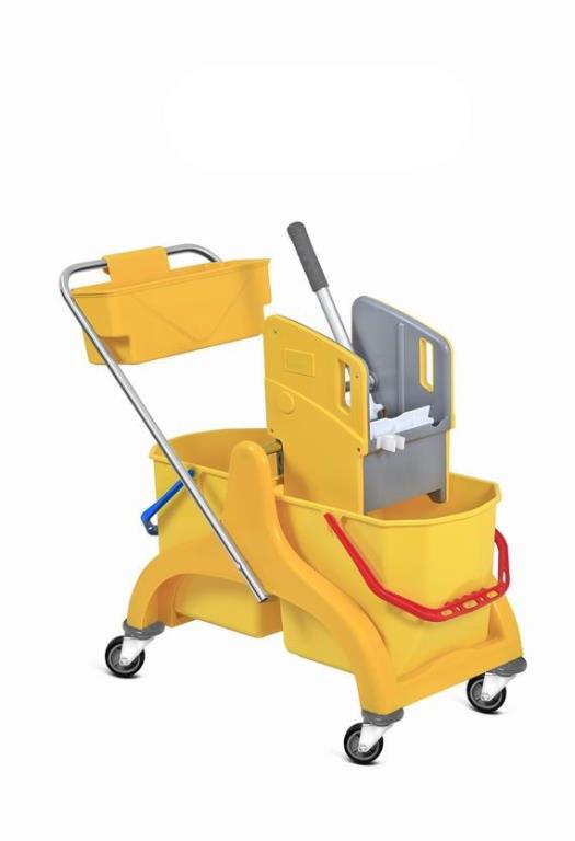 Carucior curatenie 2 x galeti 25L si storcator